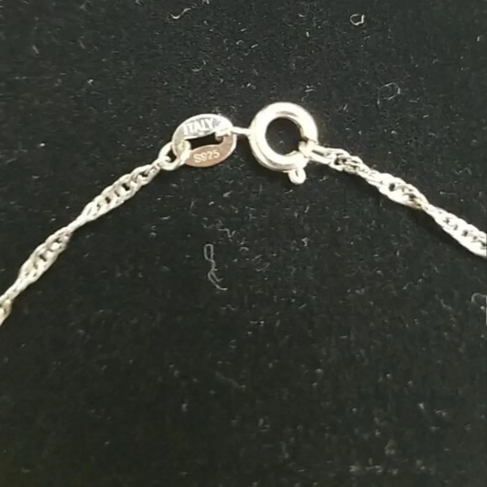 925‎ Silver Pearl Pendant Necklace